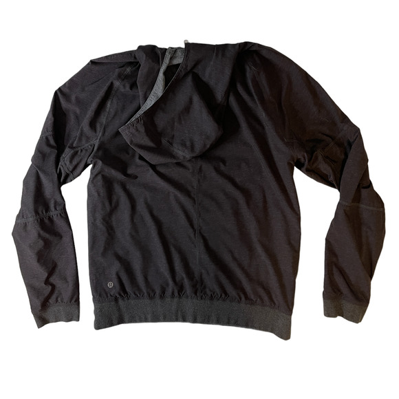 Lululemon Athletica Sundown To Sunup Mens Gray Pullover Jacket Size Medium - Picture 4 of 15